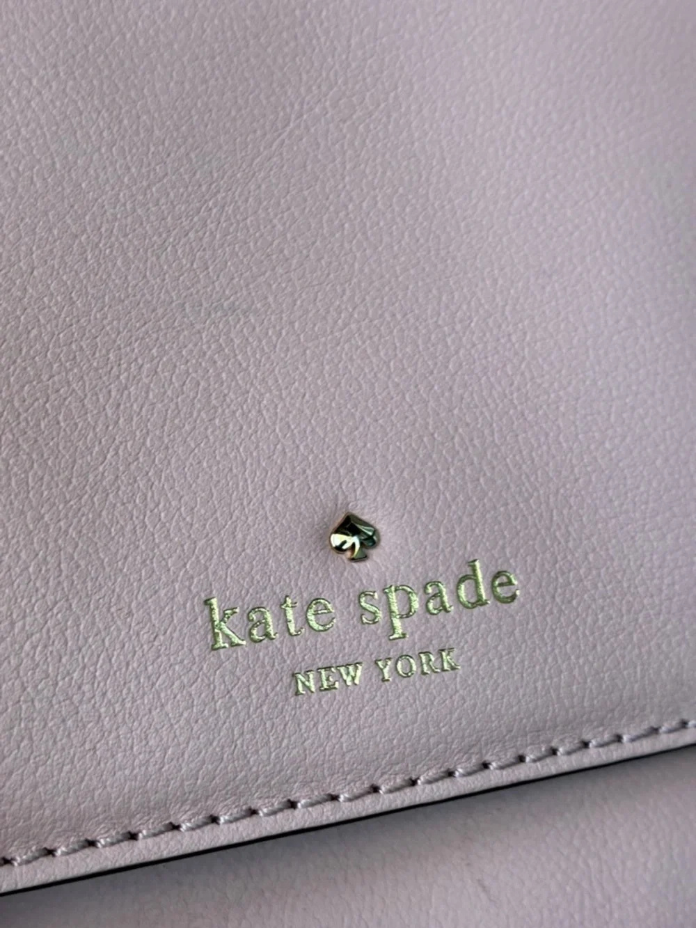 kate spade Light Pink Leather Crossbody Bag.